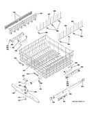 Upper rack assembly