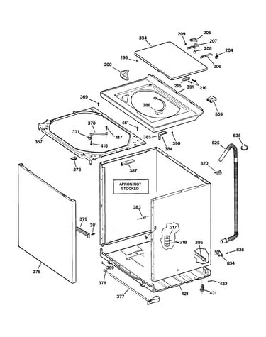 Cabinet, cover & front panel