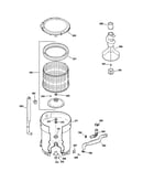 Tub, basket & agitator