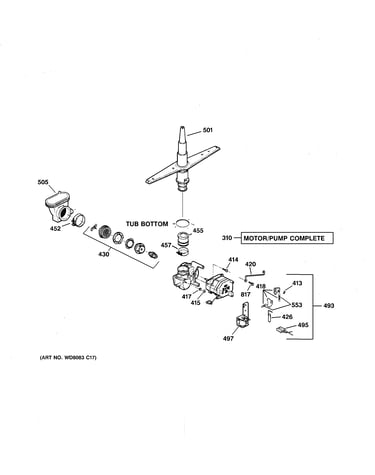 Motor-pump mechanism