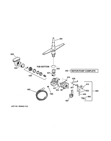 Motor-pump mechanism