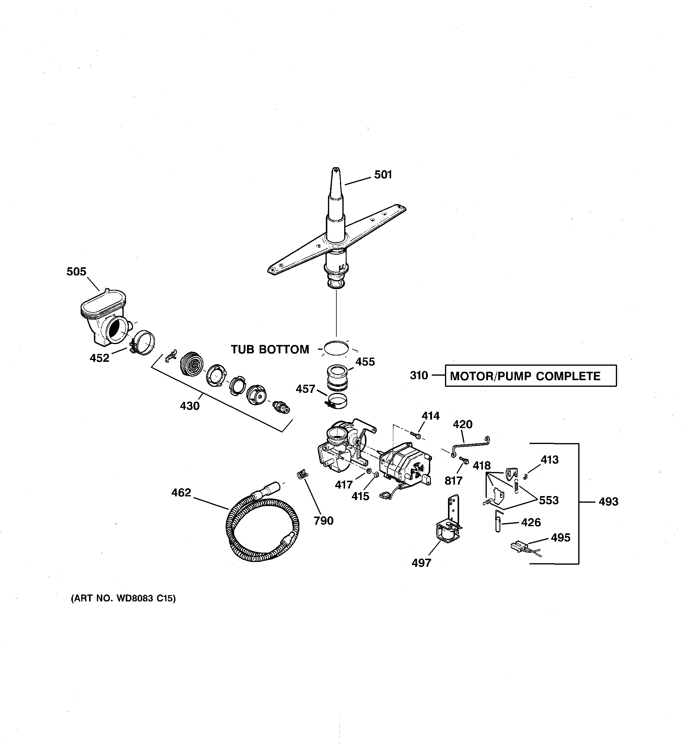 Motor-pump mechanism