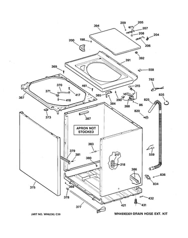 Cabinet, cover & front panel