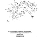 GE WCCD2050D0WC backsplash & coin box assembly diagram
