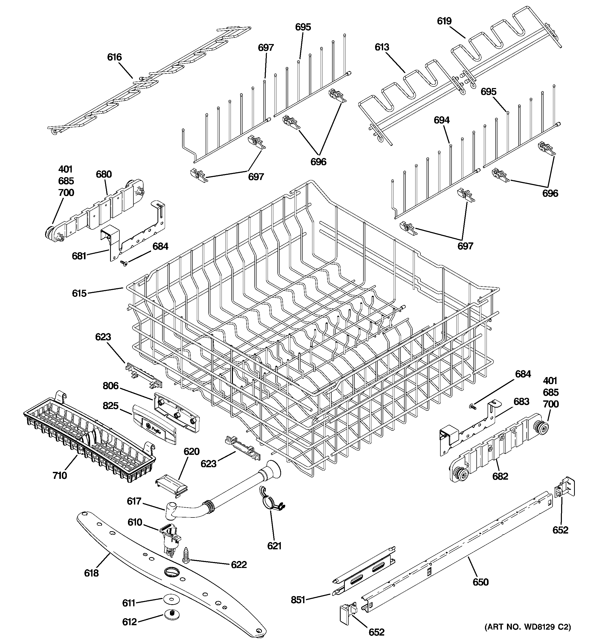 UPPER RACK ASSEMBLY