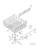 Upper rack assembly