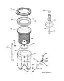 Tub, basket & agitator