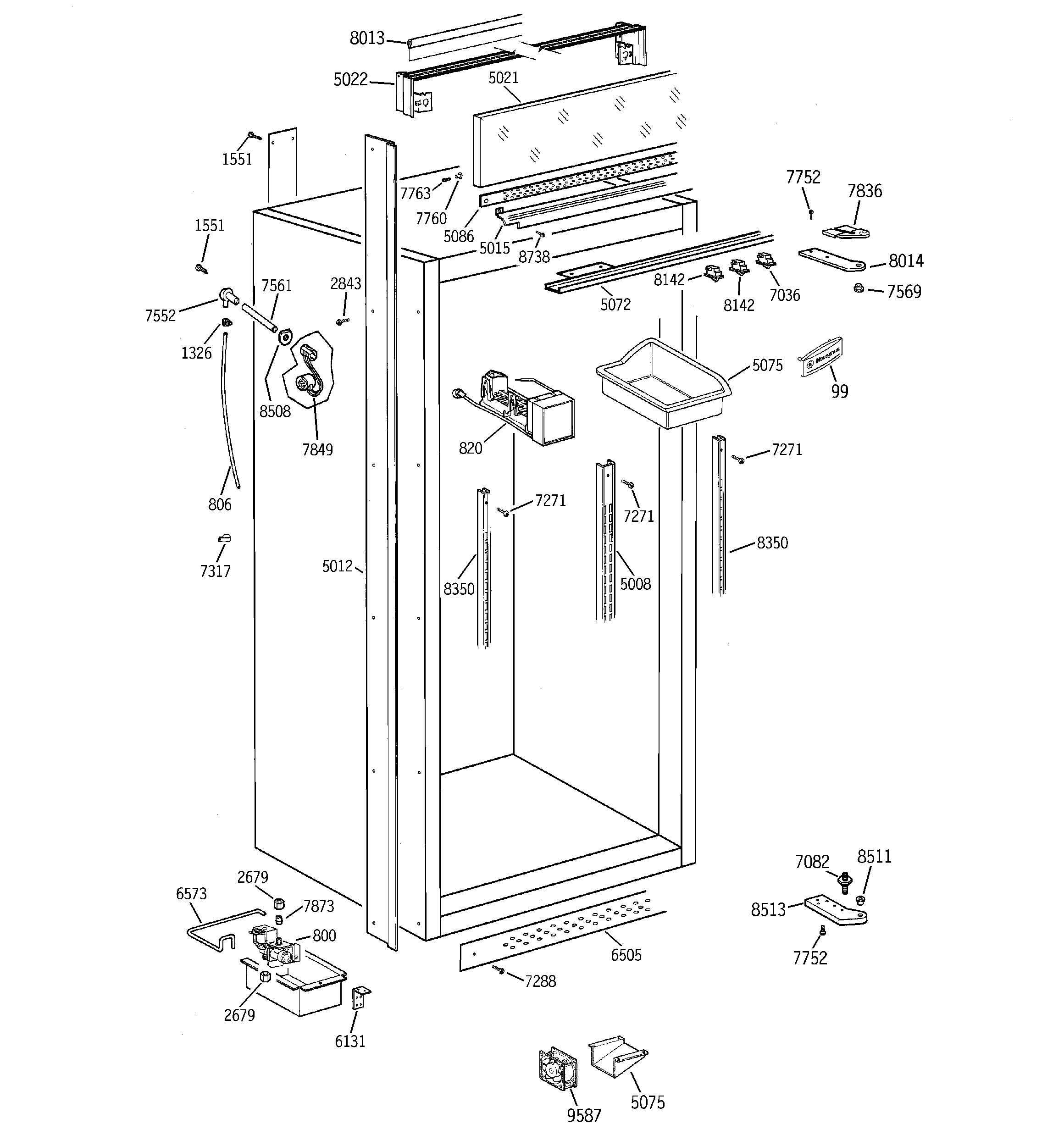 Cabinet parts (2)