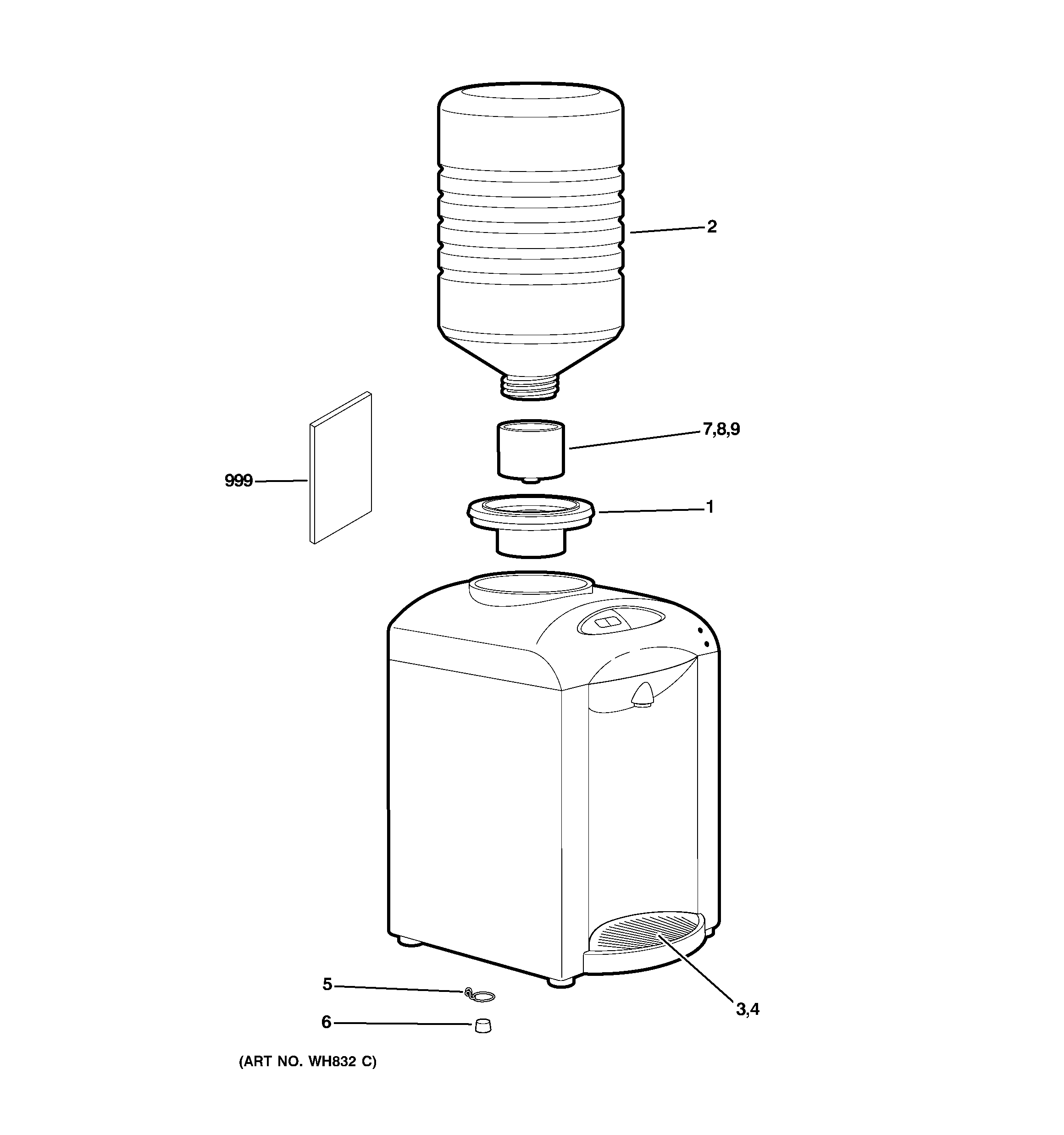 Hot water dispenser