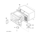 GE JES1656SJ01 oven cavity parts diagram
