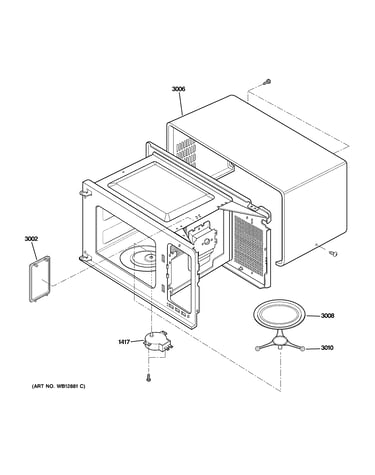 Oven cavity parts