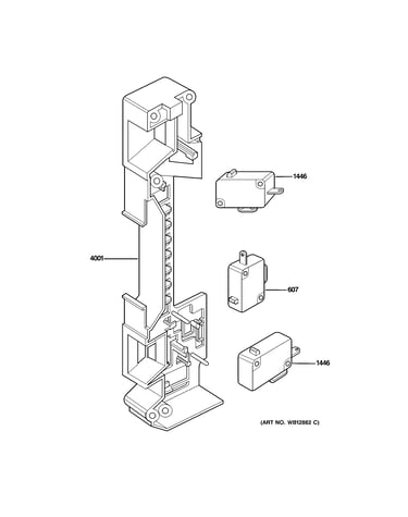Latch board parts