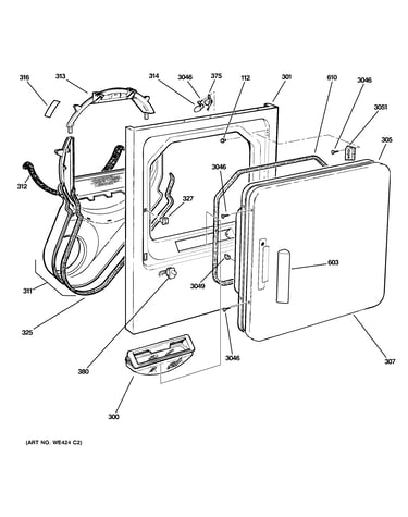 Front panel & door