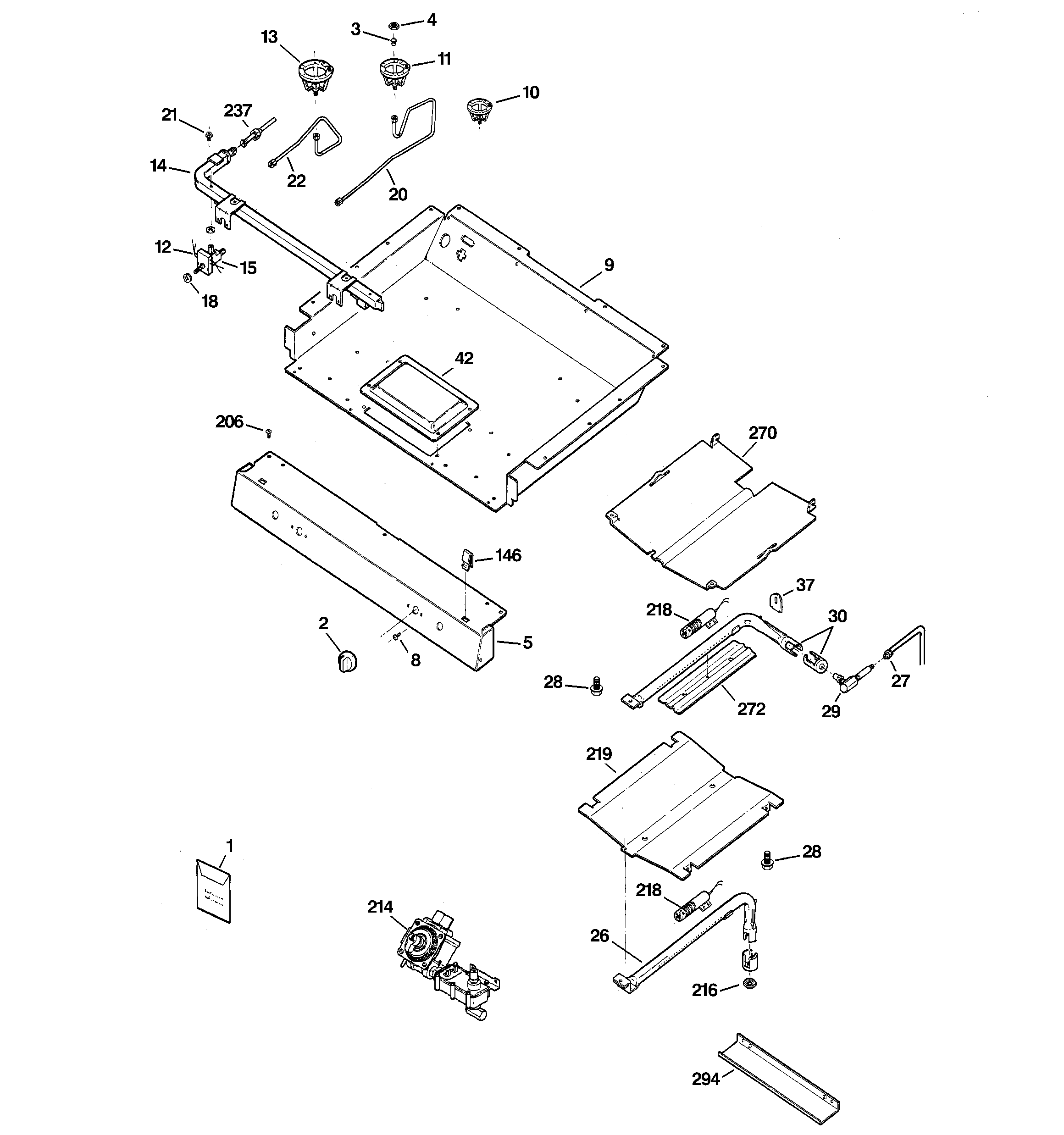 GAS & BURNER PARTS