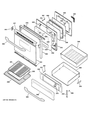 Door & drawer parts