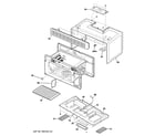 GE JVM1640SJ02 oven cavity parts diagram