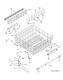 Upper rack assembly