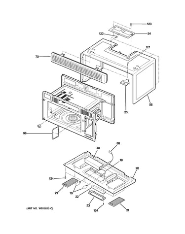 Open cavity parts