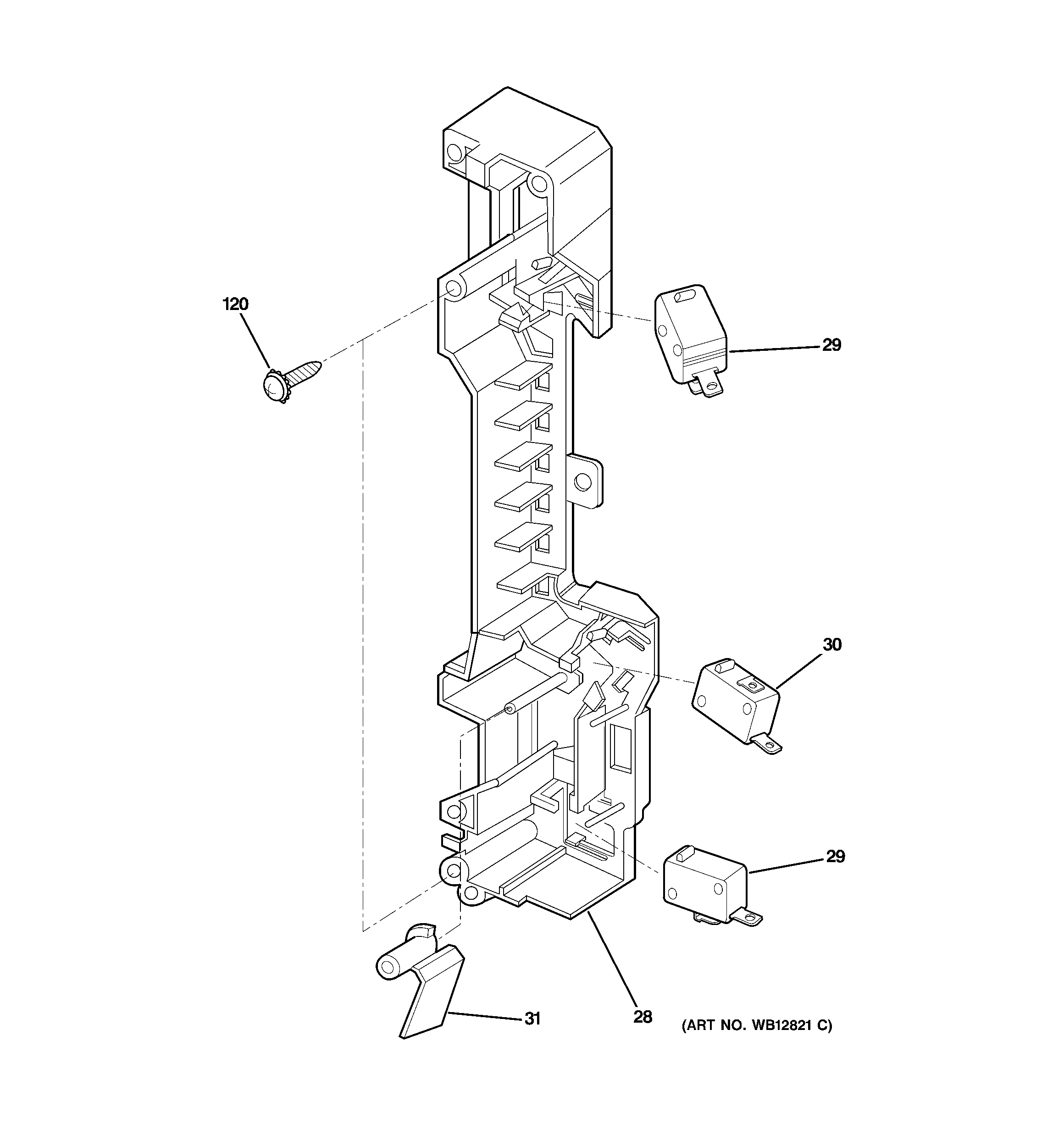 LATCH BOARD PARTS