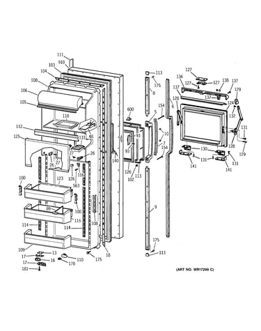 Fresh food door