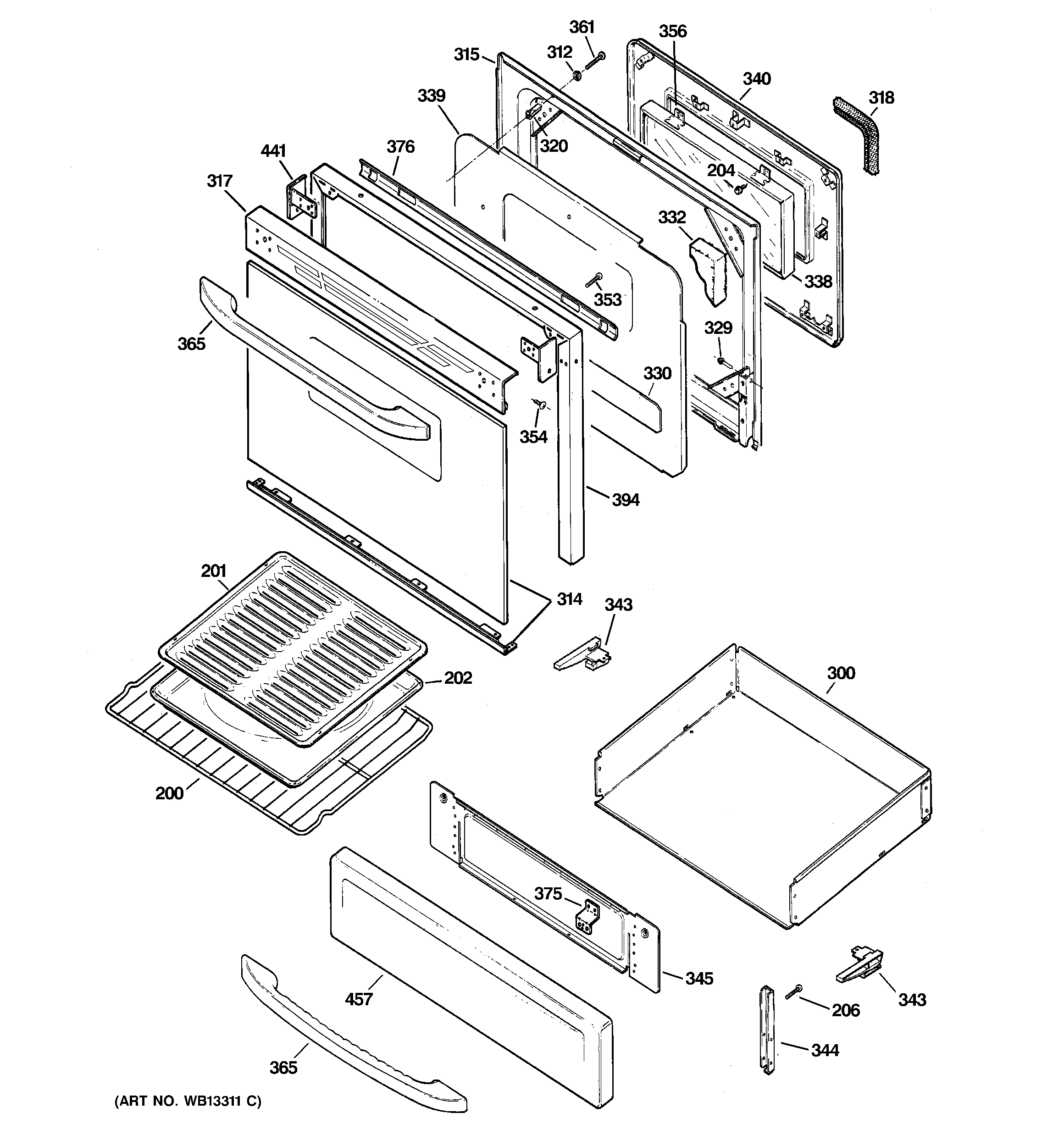 Door & drawer parts