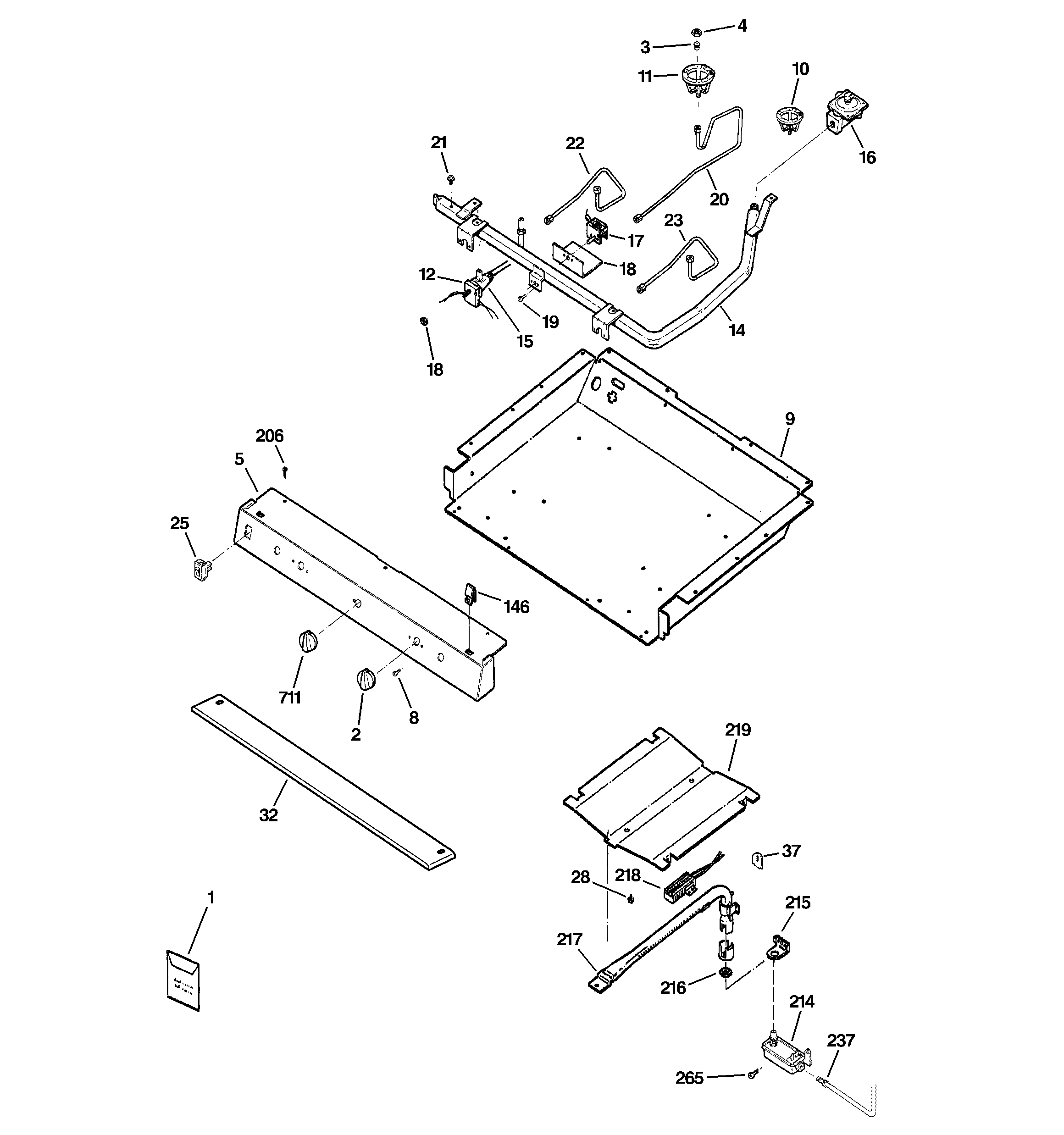 GAS & BURNER PARTS