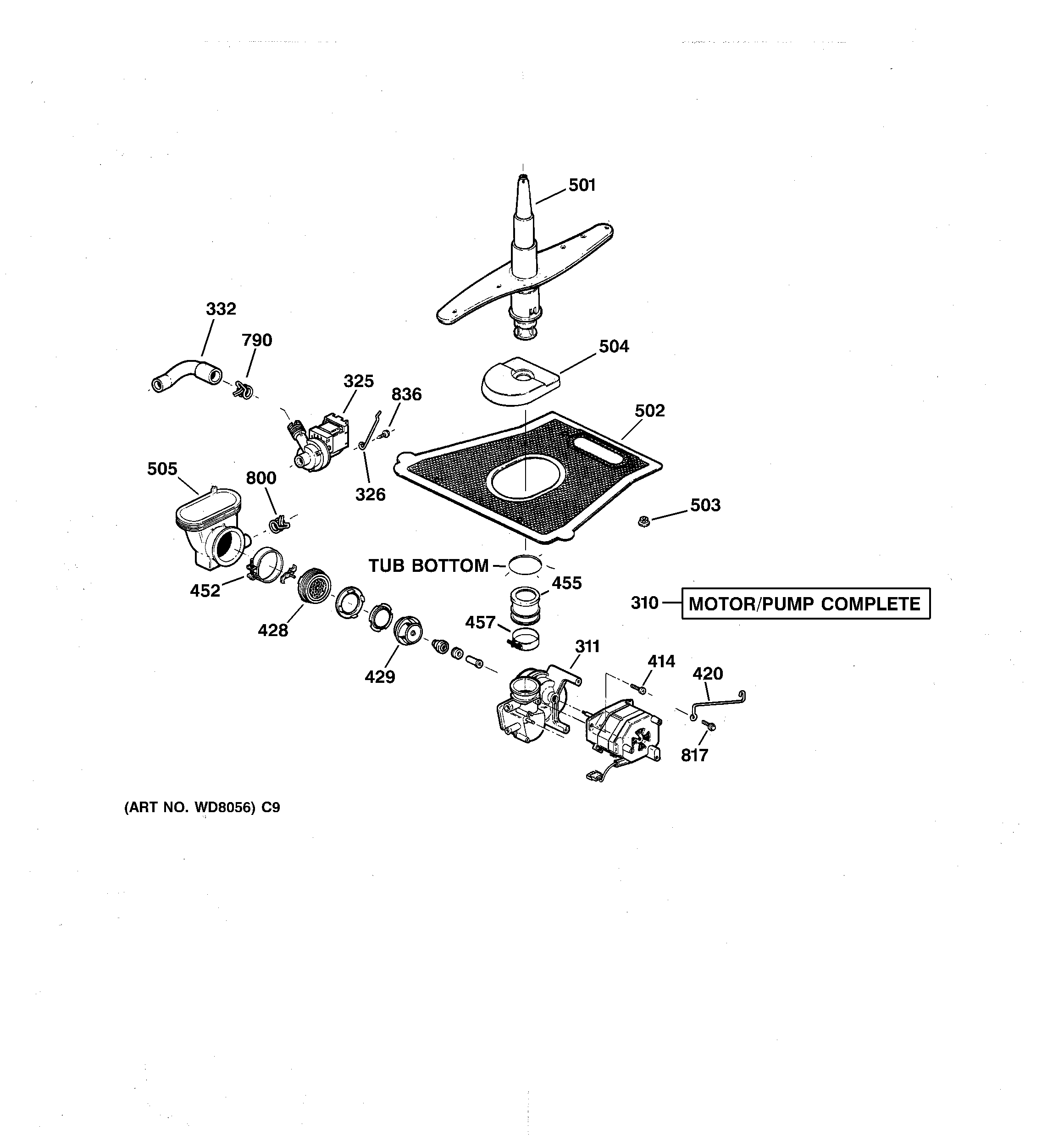 Motor-pump mechanism