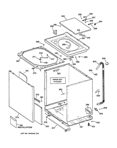 Cabinet, cover & front panel