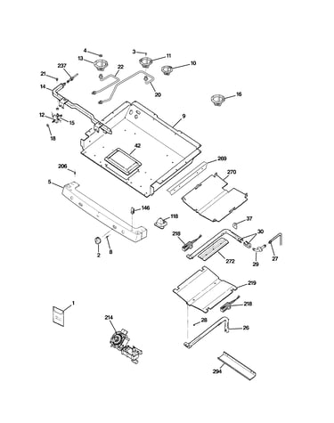 Gas & burner parts