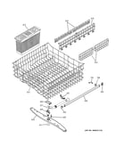 Upper rack assembly
