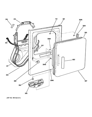 Front panel & door