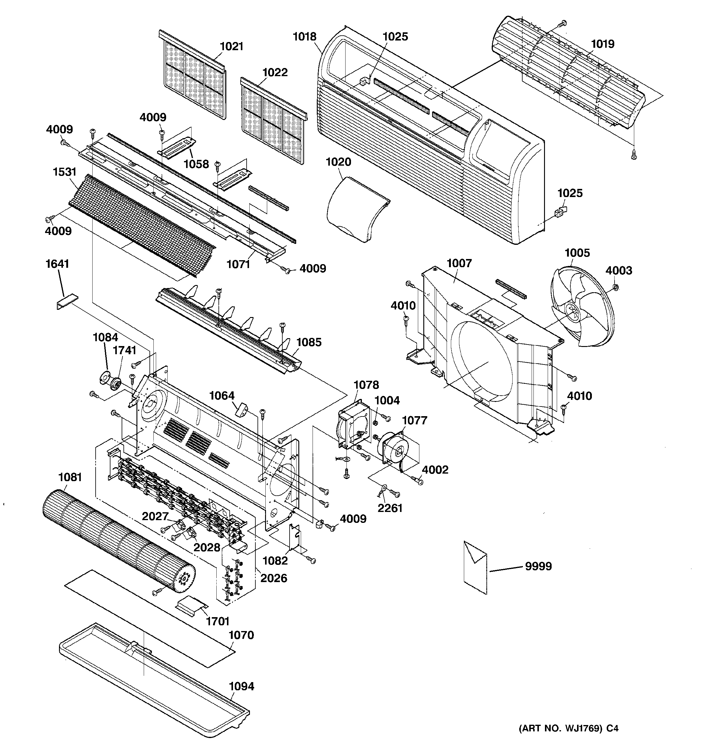 Grille & chassis parts