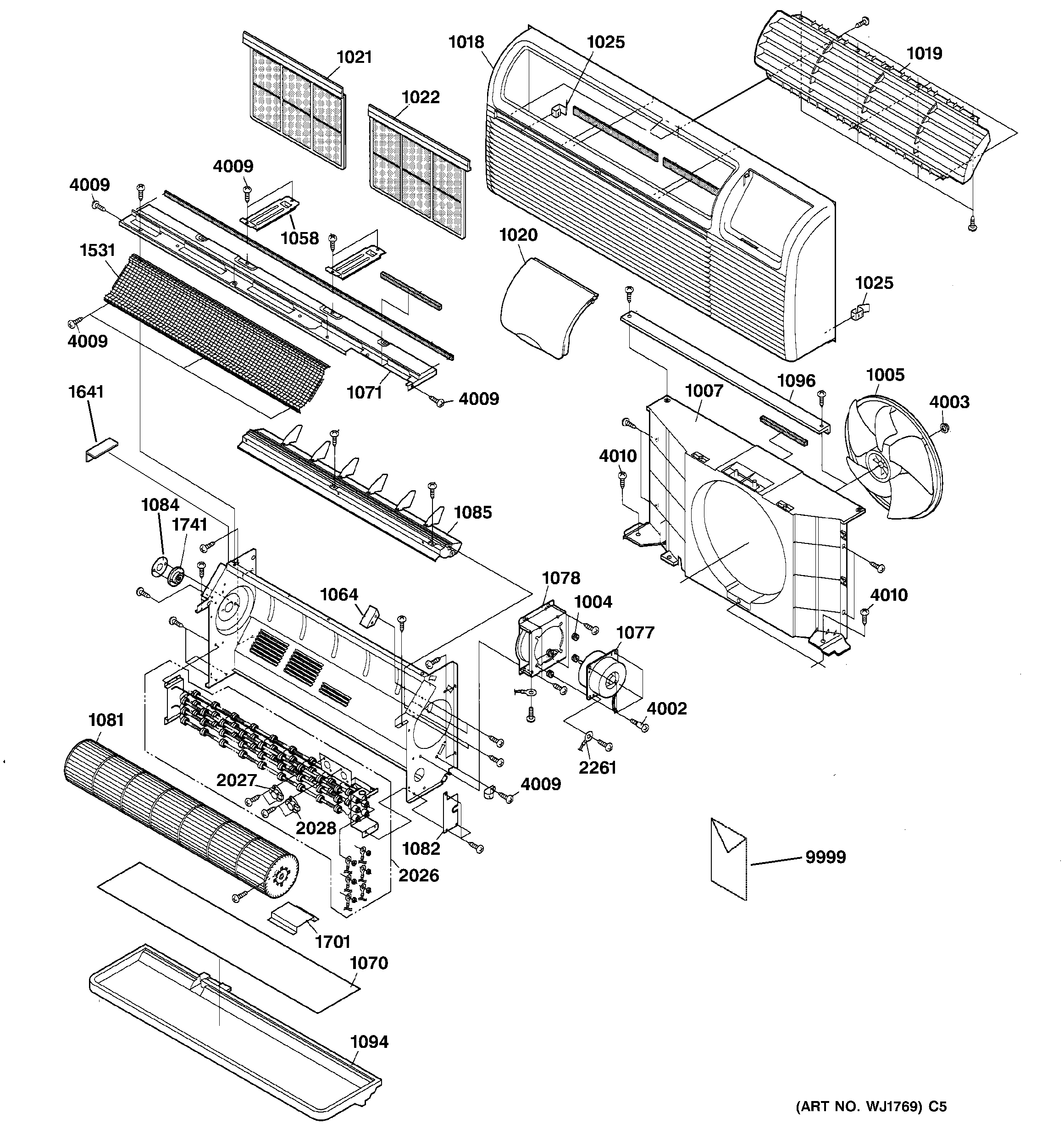 Grille & chassis parts