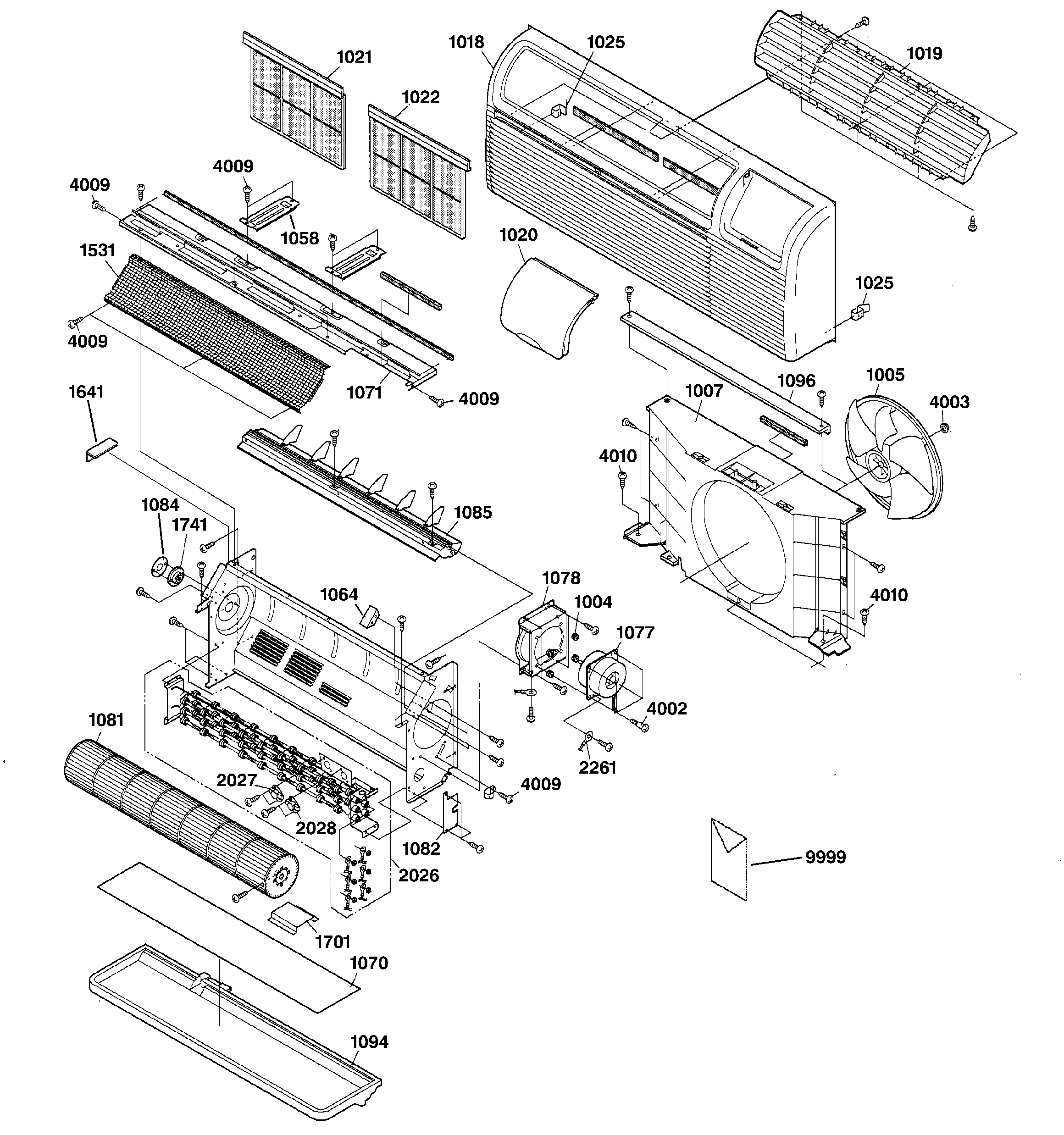 Grille & chassis parts