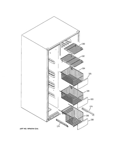 Freezer shelves