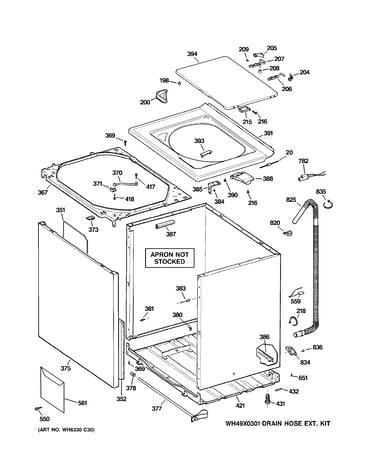 Cabinet, cover & front panel