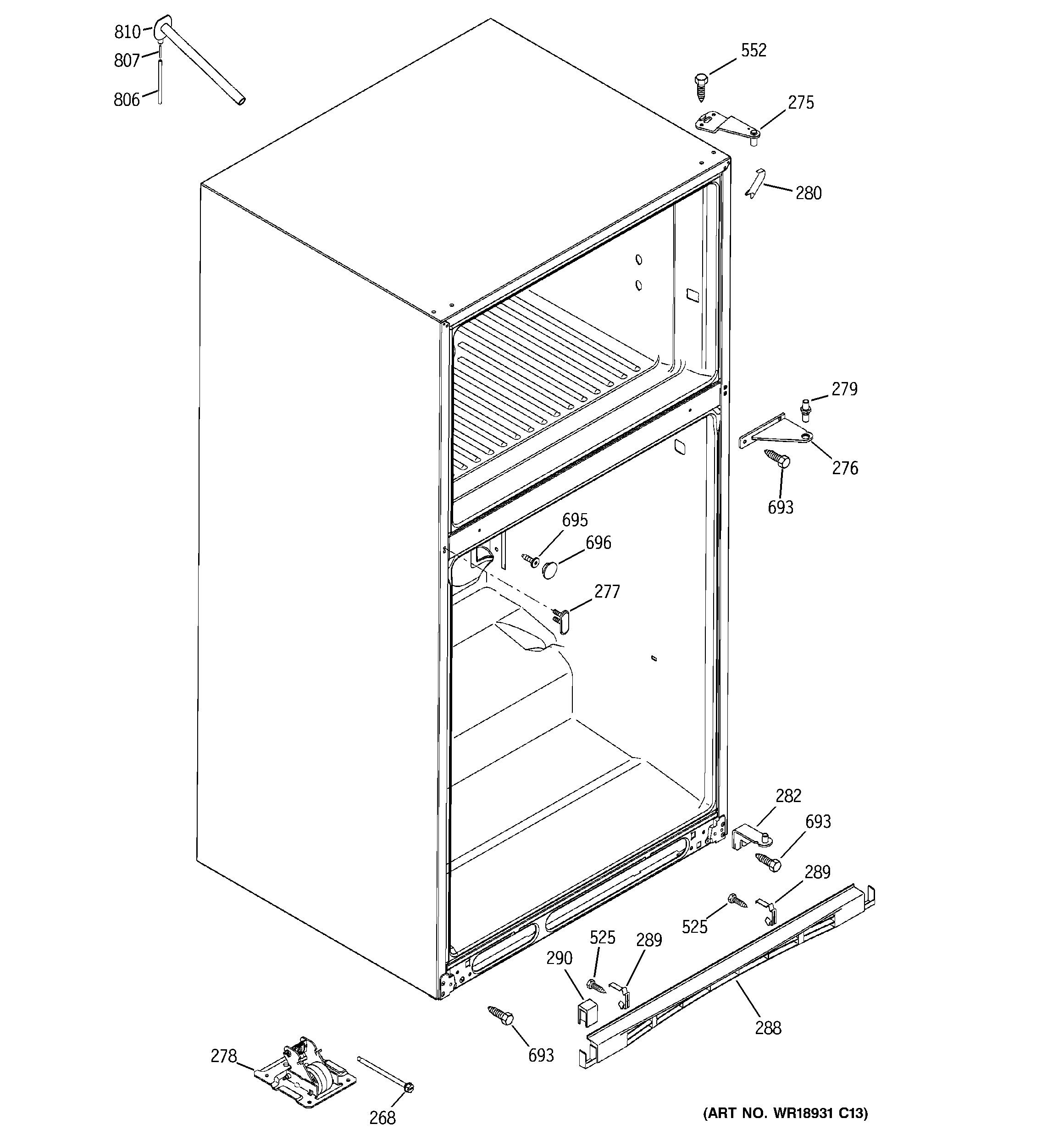 Case parts