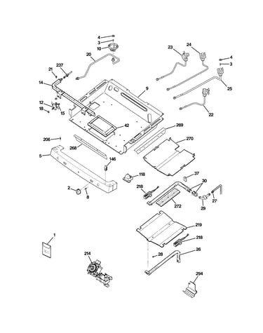 Gas & burner parts