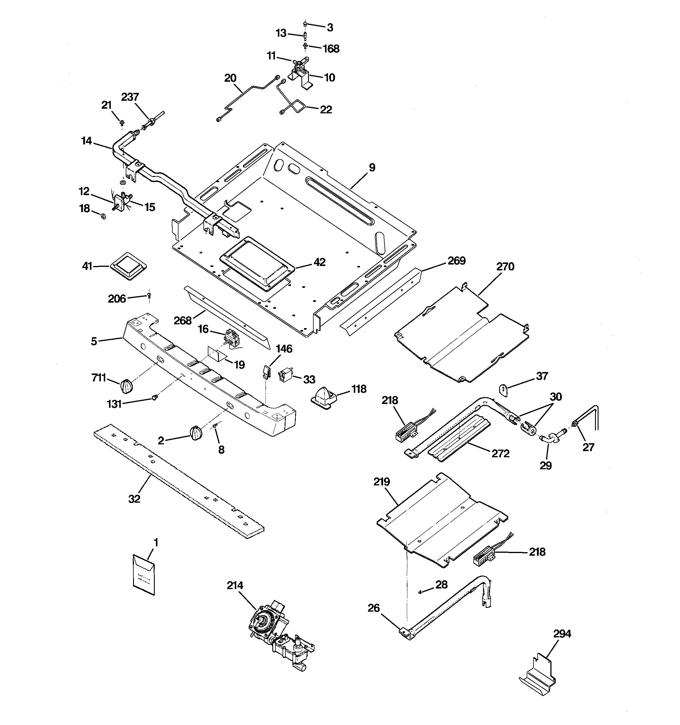 Gas & burner parts