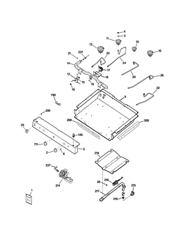 Gas & burner parts