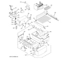 RCA RSK27NHSBCCC ice maker & dispenser diagram