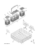 Lower rack assembly