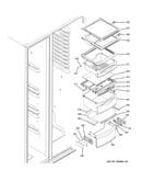 Fresh food shelves