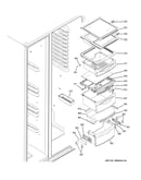 Fresh food shelves