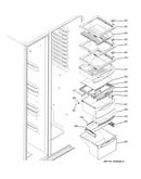 Fresh food shelves