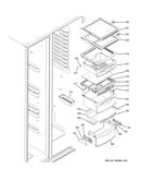 Fresh food shelves