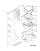 Fresh food shelves