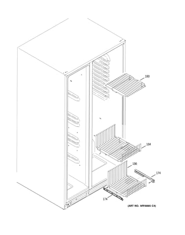 Freezer shelves