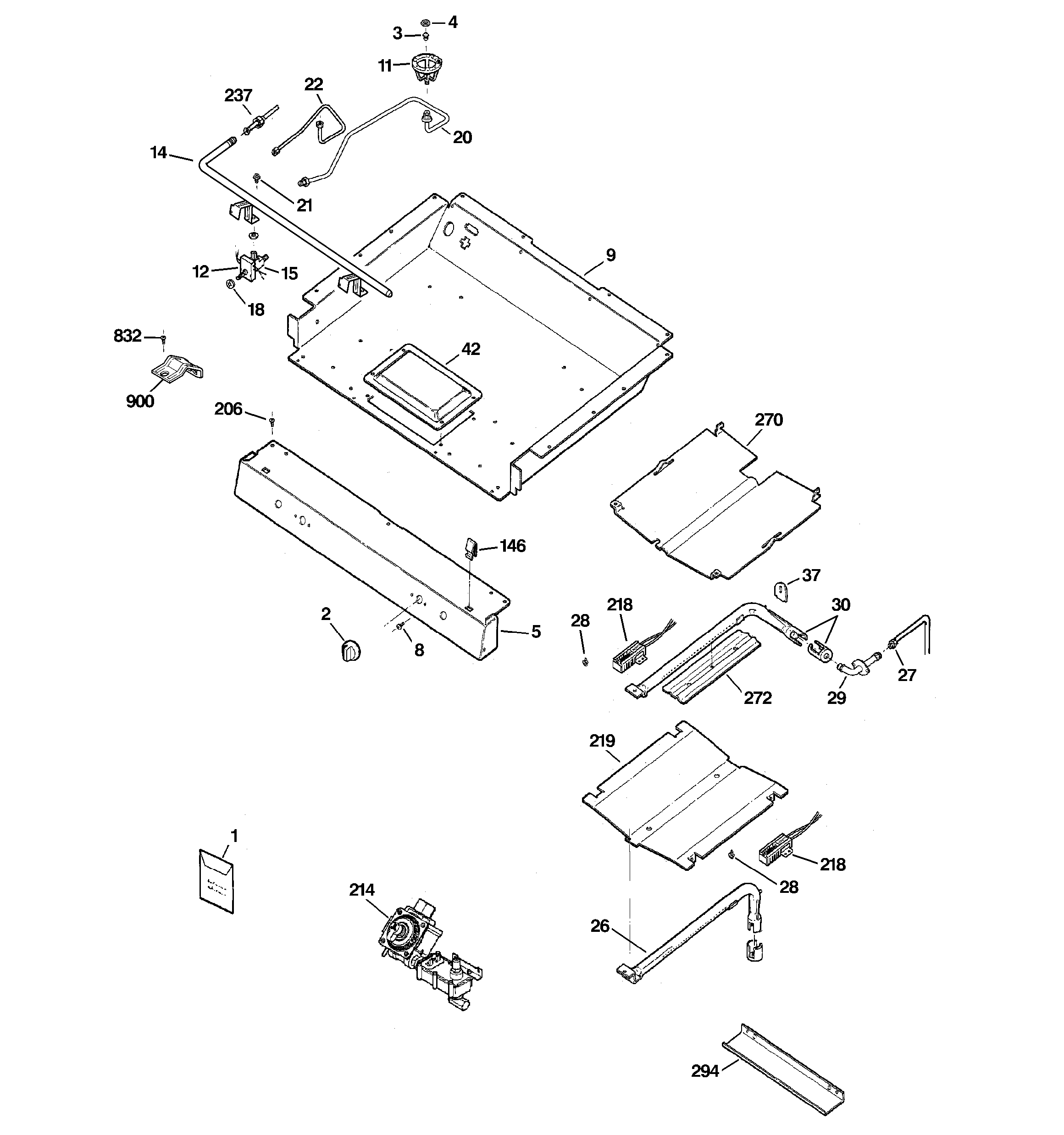 Gas & burner parts