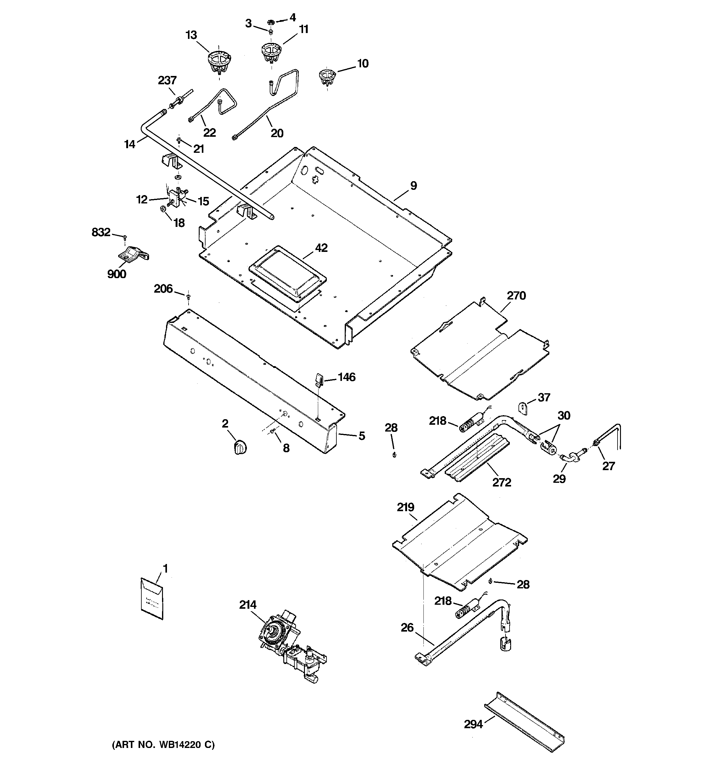 Gas & burner parts